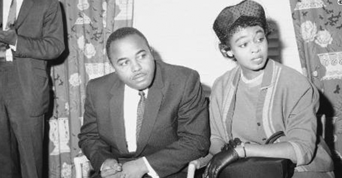 Christopher and Maxine McNair, whose 11-year-old Denise McNair, was murdered along with three other young girls on Sunday, September 15, 1963, hold a press conference on Sept. 20, 1963.