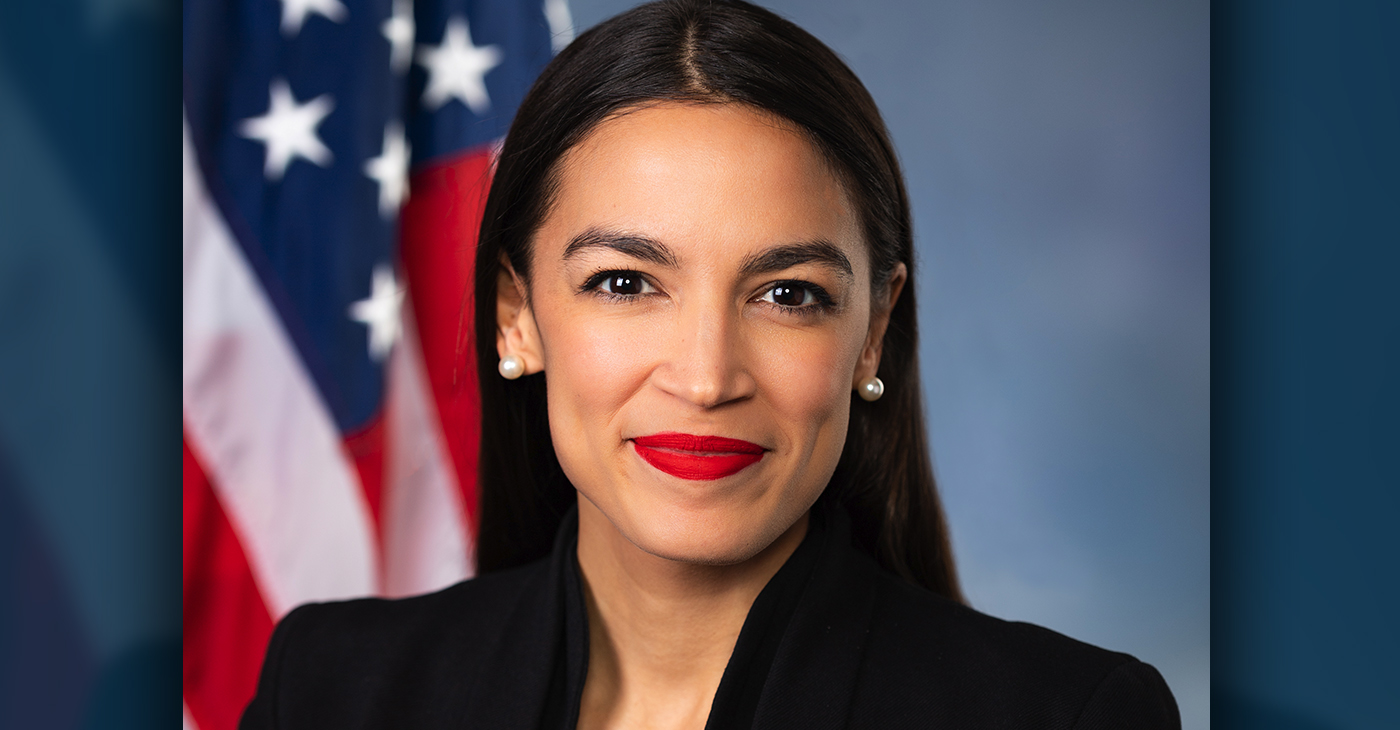 New York Democratic Congresswoman Alexandria Ocasio-Cortez.