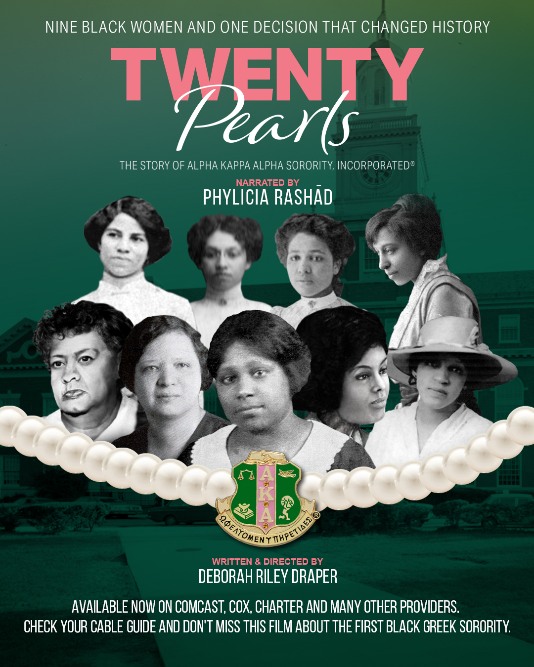 The film also features interviews with International President and CEO of Alpha Kappa Alpha Sorority, Incorporated®️ Dr. Glenda Baskin Glover, Miss Universe Ireland Fionnghuala O'Reilly, Smithsonian Secretary Lonnie Bunch, Anna Eleanor Roosevelt Fierst, and many more.