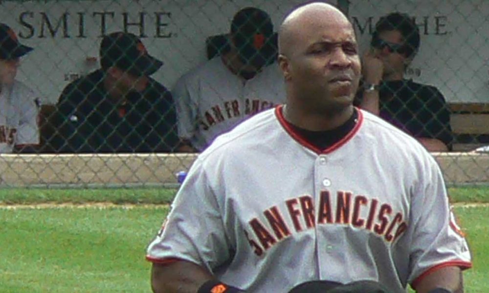 Barry Bonds’ Career Statistics: 2,986 games played; 2,227 runs scored; 2,935 hits; 601 doubles; 77 triples; 762 home runs; 514 stolen bases; 2,558 walks; 688 intentional walks; .298 batting average; .444 on base percentage; .607 slugging percentage; 1.051 OPS. (Photo: Barry heads to left field after driving in 2 with a single in the 3rd, July 21, 2007. Wikimedia Commons / flickr)