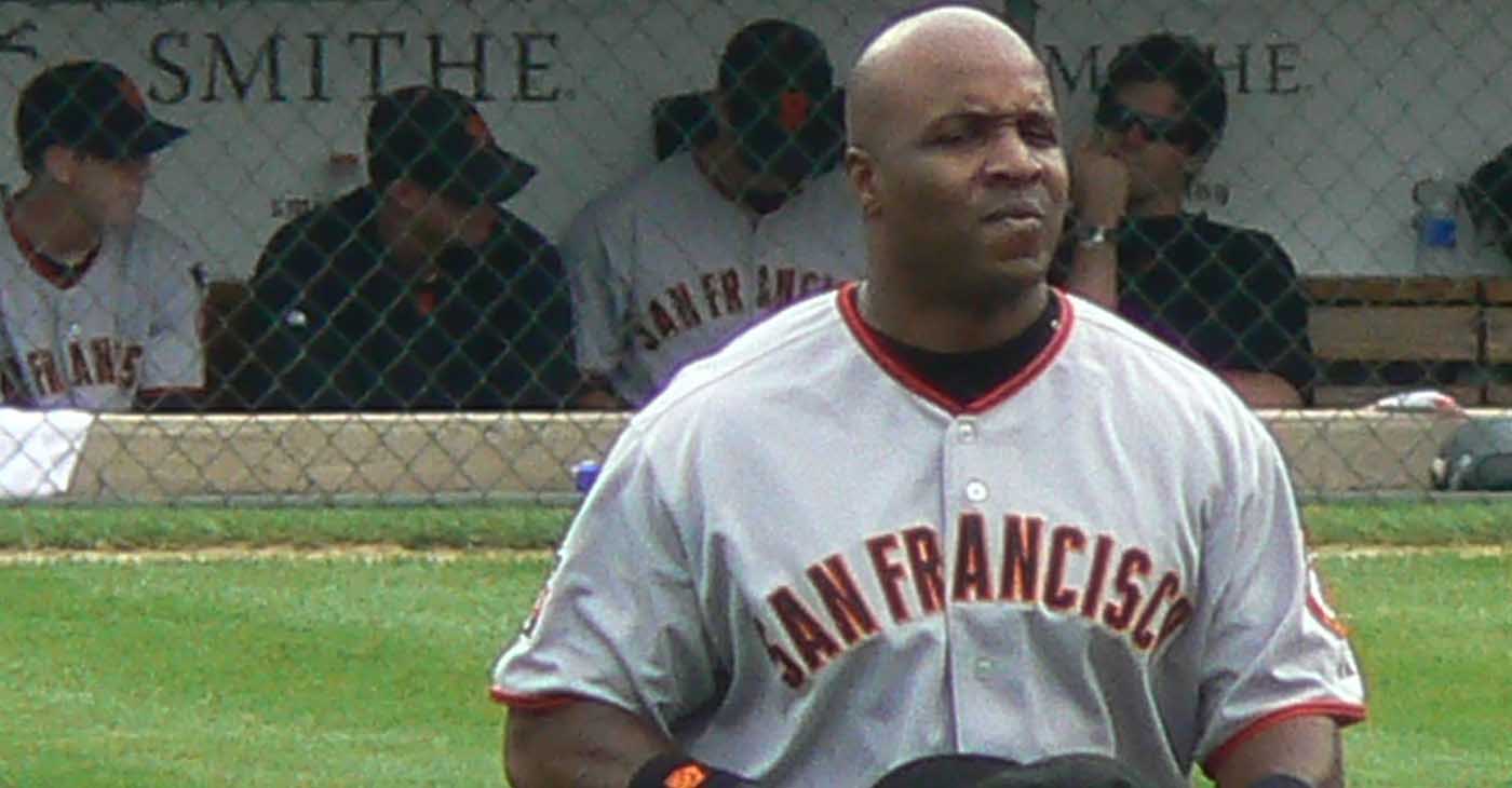 Barry Bonds’ Career Statistics: 2,986 games played; 2,227 runs scored; 2,935 hits; 601 doubles; 77 triples; 762 home runs; 514 stolen bases; 2,558 walks; 688 intentional walks; .298 batting average; .444 on base percentage; .607 slugging percentage; 1.051 OPS. (Photo: Barry heads to left field after driving in 2 with a single in the 3rd, July 21, 2007. Wikimedia Commons / flickr)
