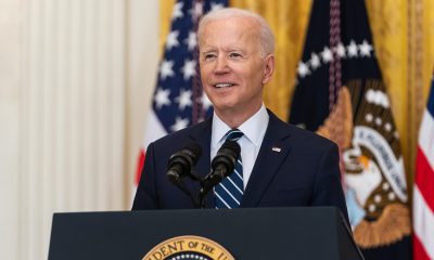 On February 25, 2020, as Biden’s campaign for the presidency was in serious trouble, he said during a debate that “I’m looking forward to making sure there’s a Black woman on the Supreme Court, to make sure we in fact get every representation.” (Official White House Photo by Adam Schultz)