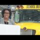 Lion electric school bus assembly line in Illinois factory.