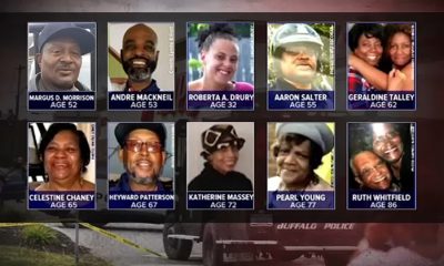 Ten Black people were murdered by a White man who hated Black people.