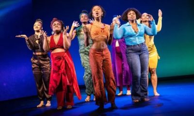 Ntozake Shange’s groundbreaking for colored girls who have considered suicide/ when the rainbow is enuf revival cast. (Photo: Booth Theater)