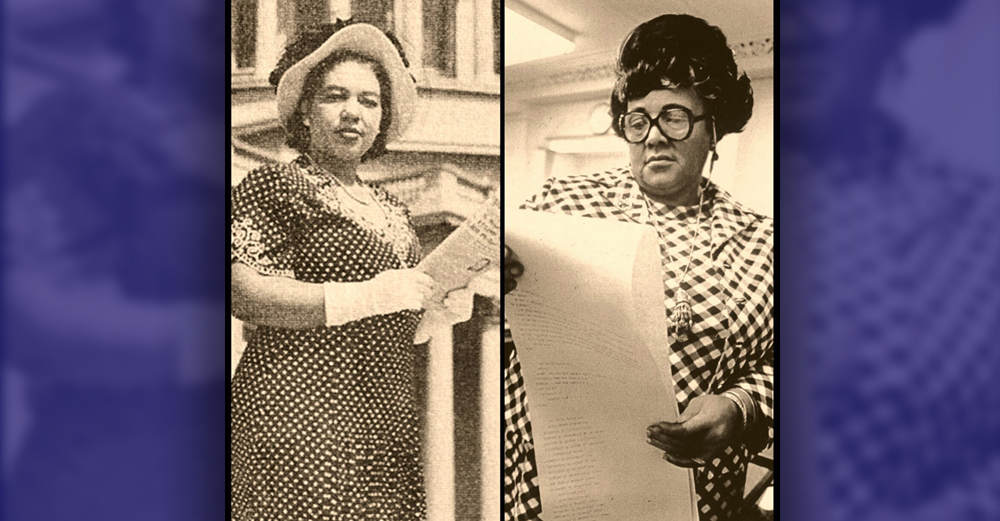 The late Alice Dunnigan, and Ethel Payne are the first recipients of the newly-created Lifetime Career Achievement award named after them by the White House Correspondence Association./WHCA