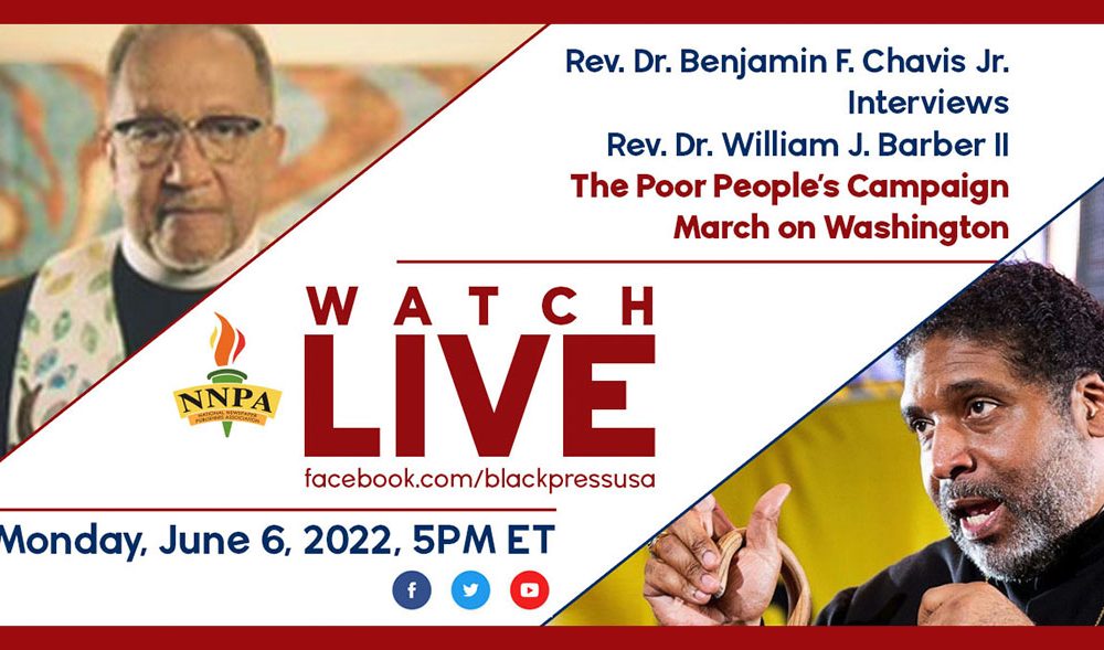 During the more than 35-minute discussion, broadcast live over the social media channels of the Black Press of America, the civil rights titans also discussed the upcoming Poor People’s Campaign March on Washington and broke down the current state of Black America.