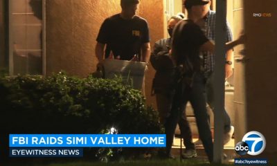 New video shows FBI agents overnight carrying boxes out of the Simi Valley home of a man charged with trying to kill U.S. Supreme Court Justice Brett Kavanaugh. (Photo: Screen Capture ABC 7 News)
