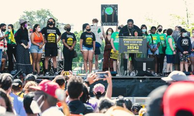 Rev. Dr. William J. Barber, II (standing behind podium) is continuing the efforts of the Poor People’s Campaign Dr. King began. (Photo: Mark Mahoney / Dream In Color Photography)