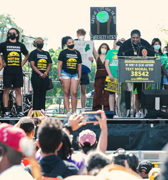Rev. Dr. William J. Barber, II (standing behind podium) is continuing the efforts of the Poor People’s Campaign Dr. King began. (Photo: Mark Mahoney / Dream In Color Photography)