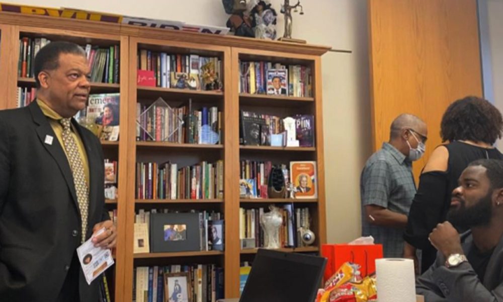 “Big Mama Said” columnist, Terry Allen gives intern Nycorta Mabry, Jr. advice for success.