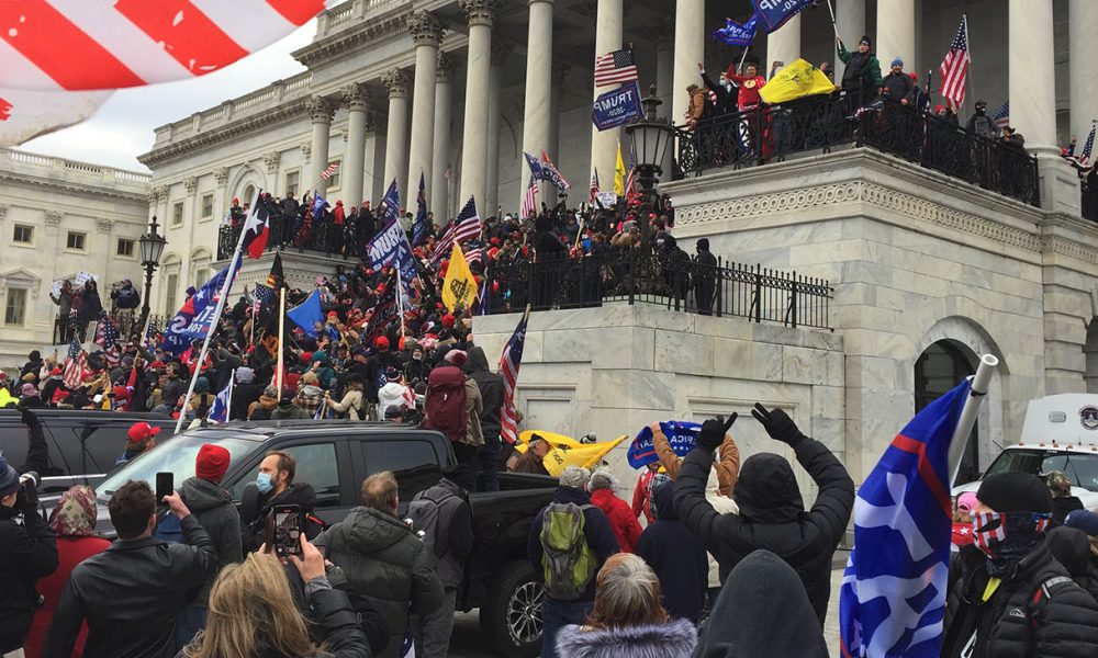 Acting Attorney General Jeffrey Rosen, at the time, testified that the former president wanted the Justice Department to be a part of this dishonest scheme. The former president said, “Just say the election was corrupt and leave the rest to me and the GOP Congressmen.” (Photo: Crowd of Trump supporters marching on the US Capitol on 6 January 2021, ultimately leading the building being breached and several deaths. / TapTheFowardAssist | Wikimedia Commons)