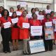 Ethiopia Country Office - #bringbackourgirls Day of Solidarity — In a show of solidarity for the abducted Nigerian schoolgirls, UN Women staff from around the world wear red and urge their safe return. UN Women Ethiopia Country Office. Photo Taken on May 27, 2014. (Photo: Google Images / Flickr)