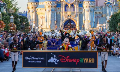 On Saturday, Alcorn State (pictured), Delaware State, North Carolina A&T and Winston-Salem State marching bands served as honorary grand marshals in multiple parades at Magic Kingdom Park.