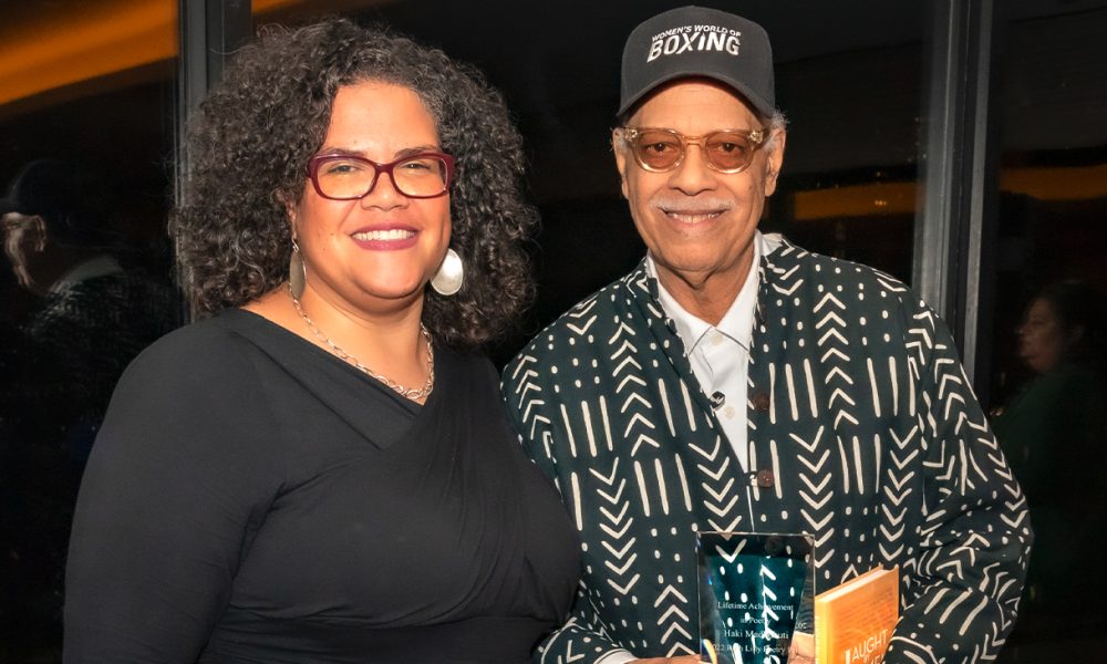 The Poetry Foundation recognizes the power of words to transform lives and works to amplify poetry and celebrate poets by fostering spaces for all to create, experience, and share poetry. (Pictured: Haki Madhubuti and Ydalmi Noriega [Left] - Courtesy of the Poetry Foundation)