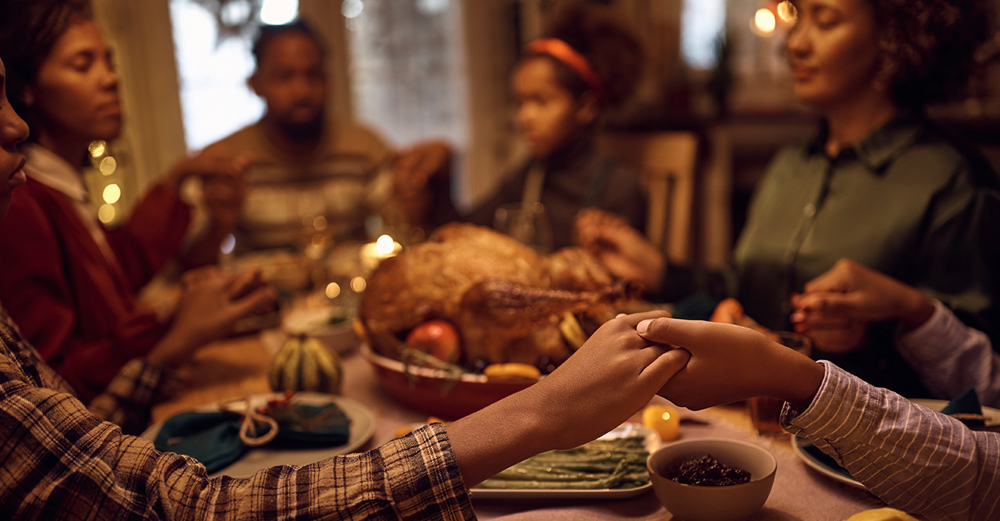 The Thanksgiving dinner table may have looked a little different this year.