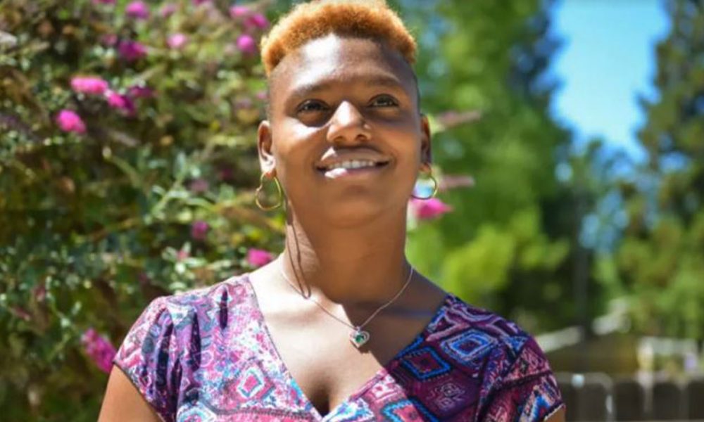 After living in a small car with four children, Shanitra Brown is in a shelter and looking ahead to a brighter future for her family. (Photograph courtesy of Verbal Adam/OBSERVER)