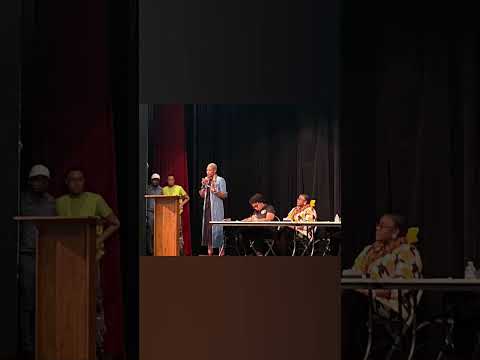 UH theater students town hall meeting on February 9, 2023, discussing an incident.