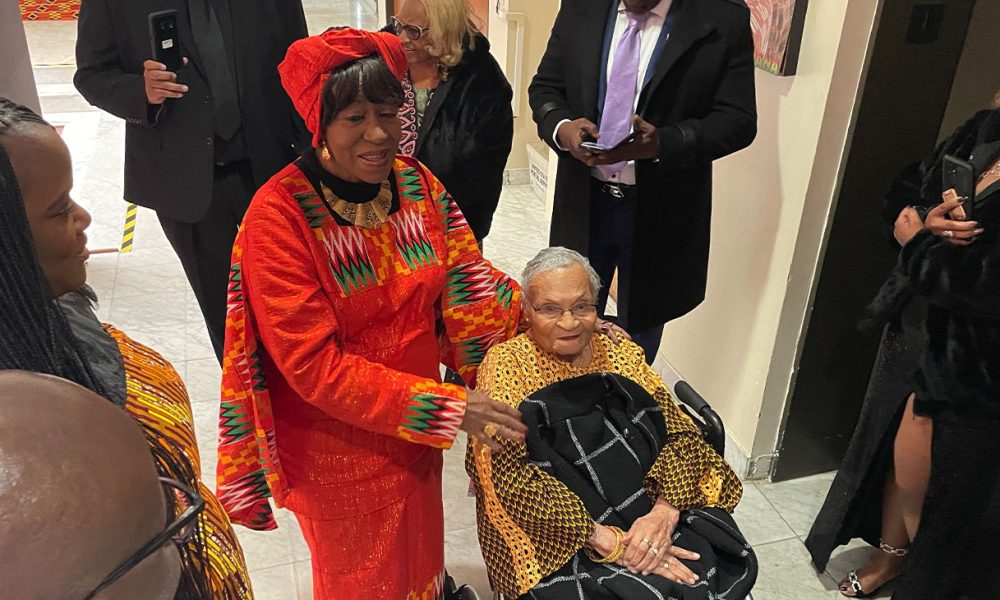 The historic event took place on Tuesday, February 28, at Ghana's embassy in Washington, where Fletcher and Ellis were formally sworn in as citizens of Ghana.