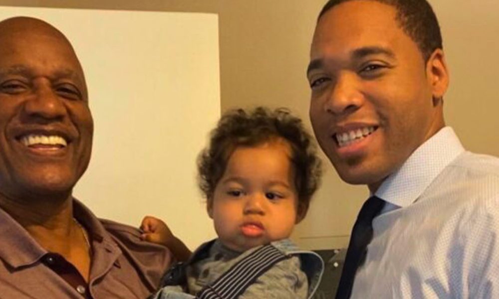 Three Generations of Carters: Norman Carter, a Los Angeles Area McDonald’s Franchise owner (left) holds his grandchild. His son, Nathan Carter (right), also owns a McDonald’s franchise // California Black Media