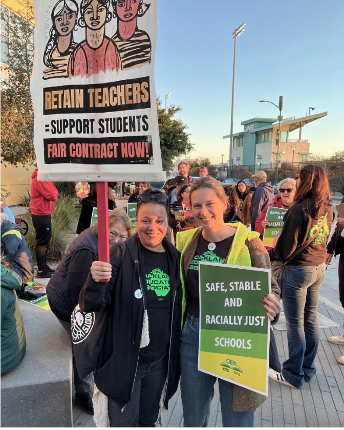 Oakland teachers are ready to strike. Photo courtesy of Oakland Education Association.