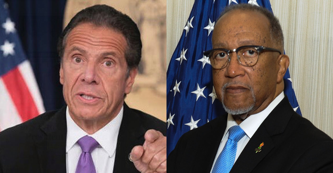 Andrew M. Cuomo (left) is an American lawyer who served as the 56th Governor of New York from 2011 to 2021. Dr. Benjamin F. Chavis, Jr is the President and CEO of the National Newspaper Publishers Association (NNPA) and also serves as a National Co-Chair of No Labels.