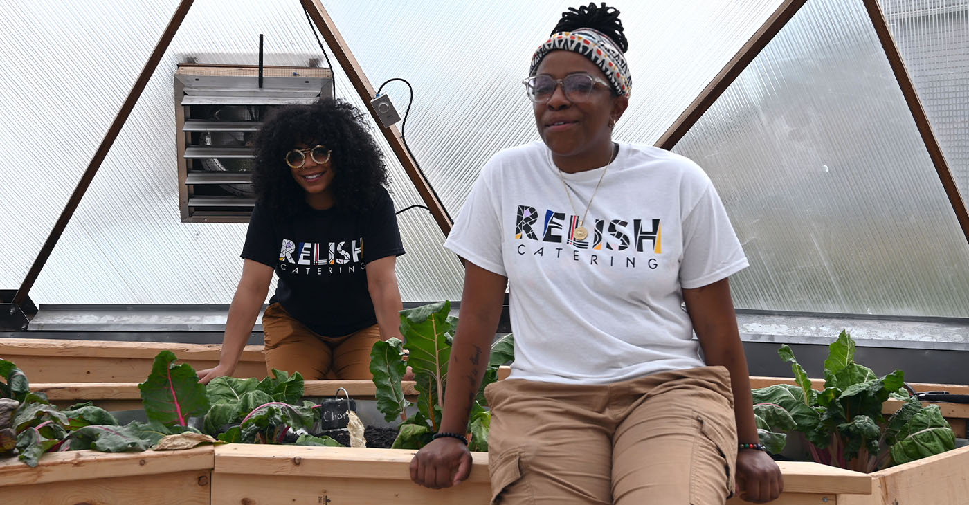 Relish was founded by visionaries Le’Genevieve “Vie” Squires and Brittiany Peeler who believe in putting their heart and soul into introducing flavorful ingredients to the community.