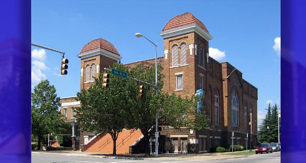 16th Street Baptist Church in Birmingham, Alabama, photographed using a Canon Powershot S410 digital camera. (By John Morse)
