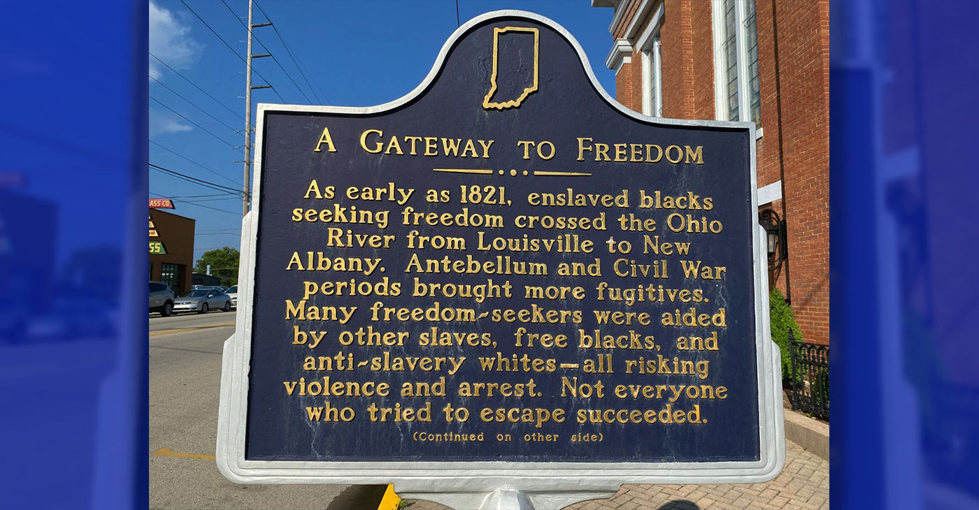 Gateway to Freedom sign