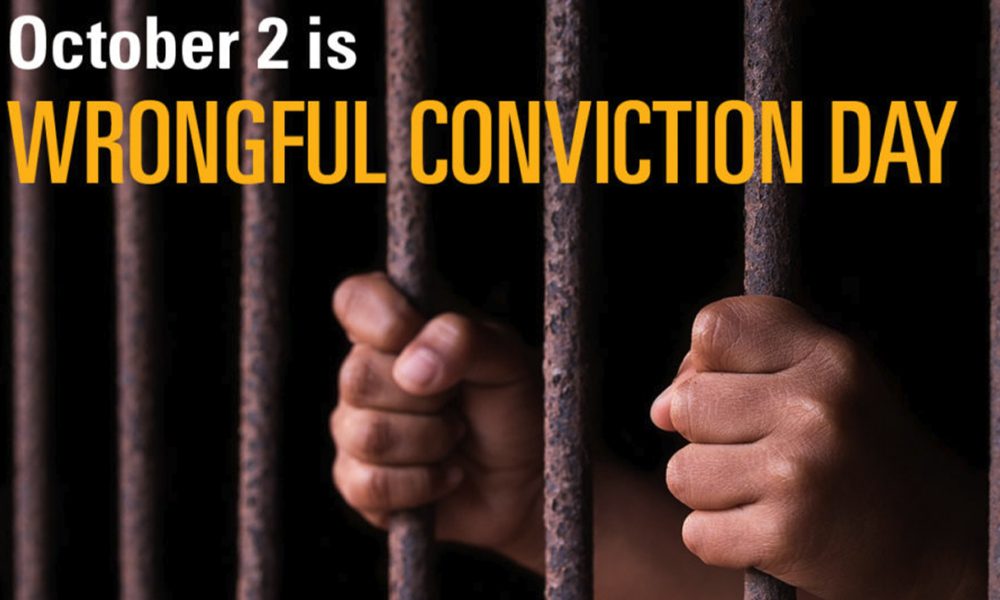 October 2nd Wrongful Conviction Day