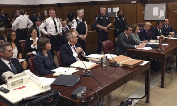 Courtroom With Donald Trump