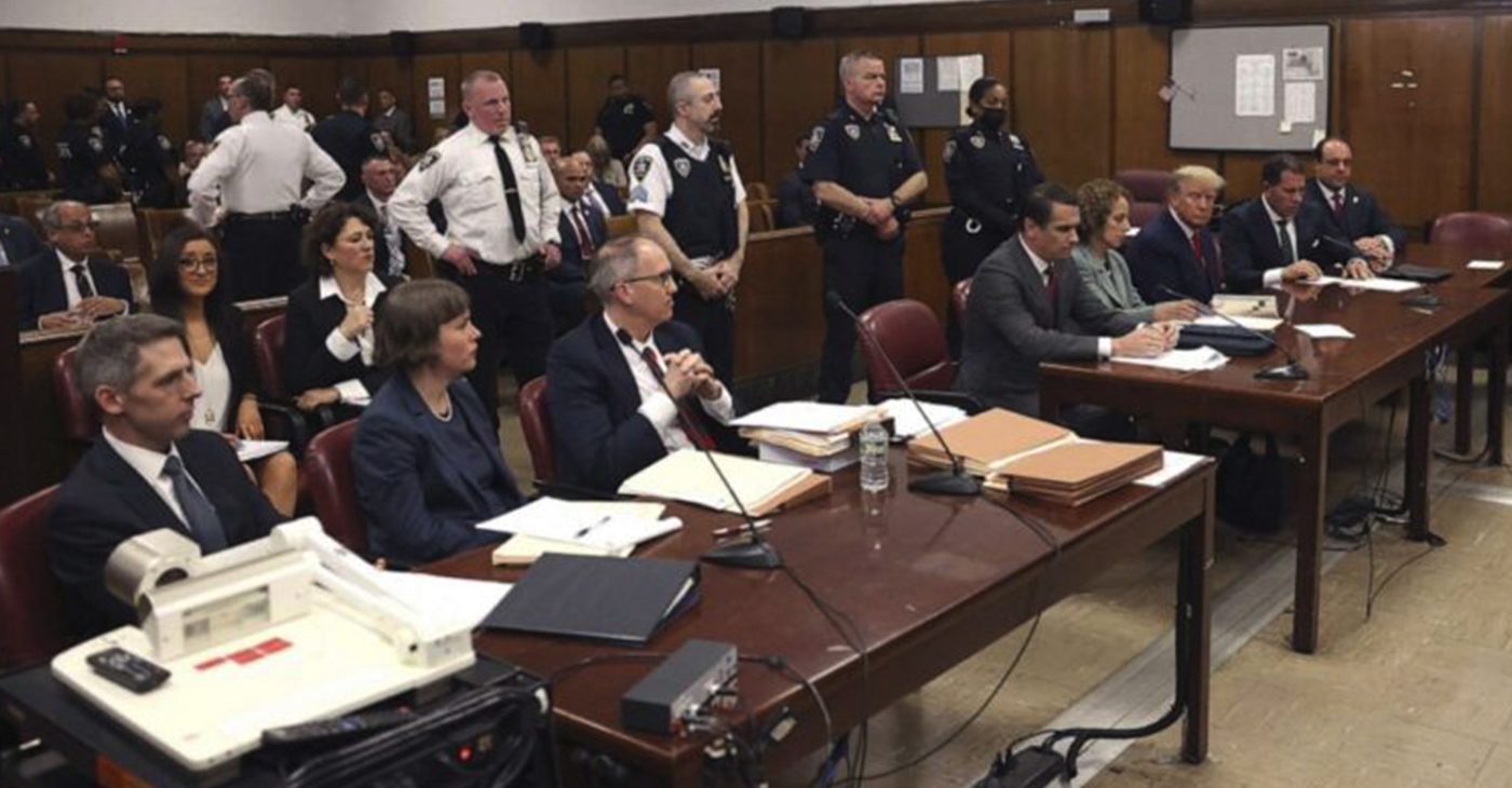 Courtroom With Donald Trump