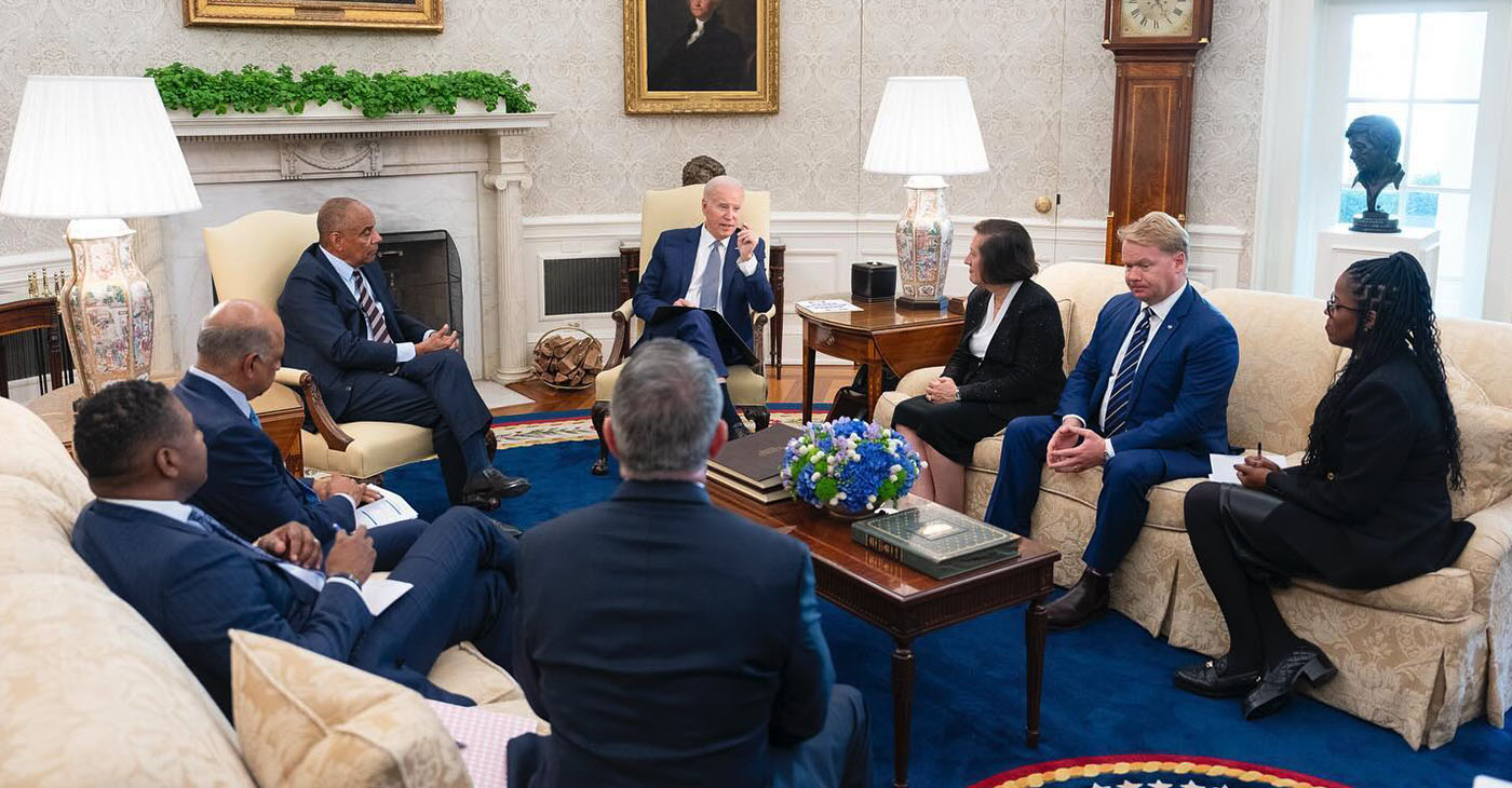 This morning, President Biden and Vice President Harris, who joined from Los Angeles, were briefed by their national security team on the latest updates in the wake of Hamas’s abhorrent attack in Israel and the worsening humanitarian crisis in Gaza. Chief of Staff Jeff Zients joined the briefing led by National Security Advisor Jake Sullivan, Director of National Intelligence Avril Haines, and Director of the Central Intelligence Agency Bill Burns. Photo: @whitehouse on Instagram