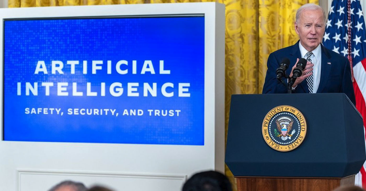 President Biden issued a landmark Executive Order to ensure that America leads the way toward responsible AI innovation. It’s the most significant action any government in the world has ever taken on AI. (Photo: @whitehouse on Instagram)