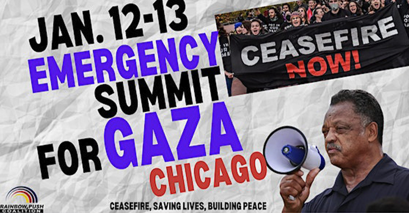 Jesse Jackson Emergency Sumit Gaza