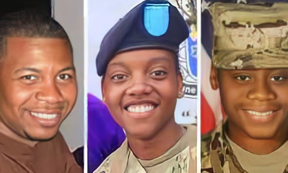 Sgt. William Jerome Rivers, 46, of Carrollton, Georgia; Spc. Breonna Alexsondria Moffett, 23, of Savannah, Georgia; and Spc. Kennedy Ladon Sanders, 24, of Waycross, Georgia.