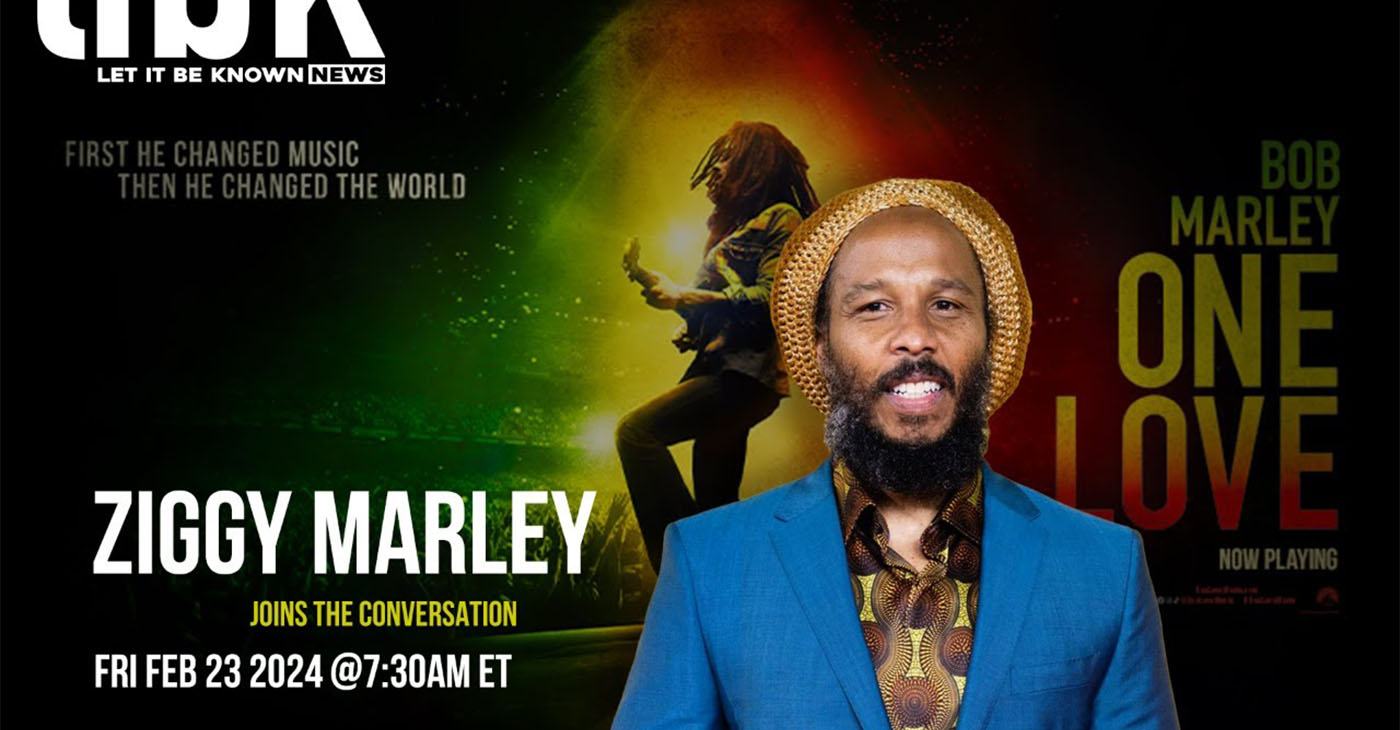 Ziggy Marley, the son of reggae legend Bob Marley, opened up about the profound impact of the hit new movie "Bob Marley, One Love." (Graphic: Greer Marshall / NNPA)