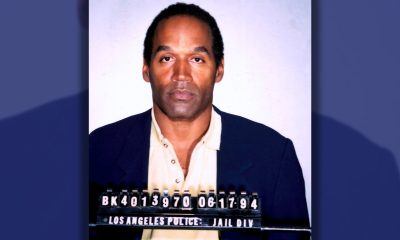 This is the booking mug shot for O.J. Simpson, taken Friday, June 17, 1994, after he surrendered to authorities at his Brentwood estate in Los Angeles. Simpson was charged with two counts of murder in connection with the June 12, 1994 slayings of his ex-wife, Nicole, and acquaintance Ronald Goldman. (AP Photo/Los Angeles Police Department)