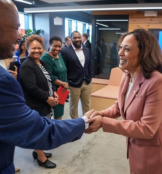 This National Small Business Week, Vice President Kamala Harris met with small business owners and entrepreneurs in Atlanta who are taking advantage of the Administration’s resources to help launch and scale their businesses. We’re committed to making sure small businesses have the support they need to thrive. (Photo: @whitehouse on Instagram)
