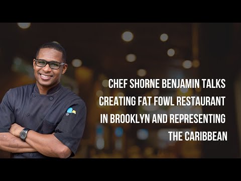 Chef Shorne Benjamin, a culinary ambassador for the Caribbean, showcasing vibrant island cuisine globally.