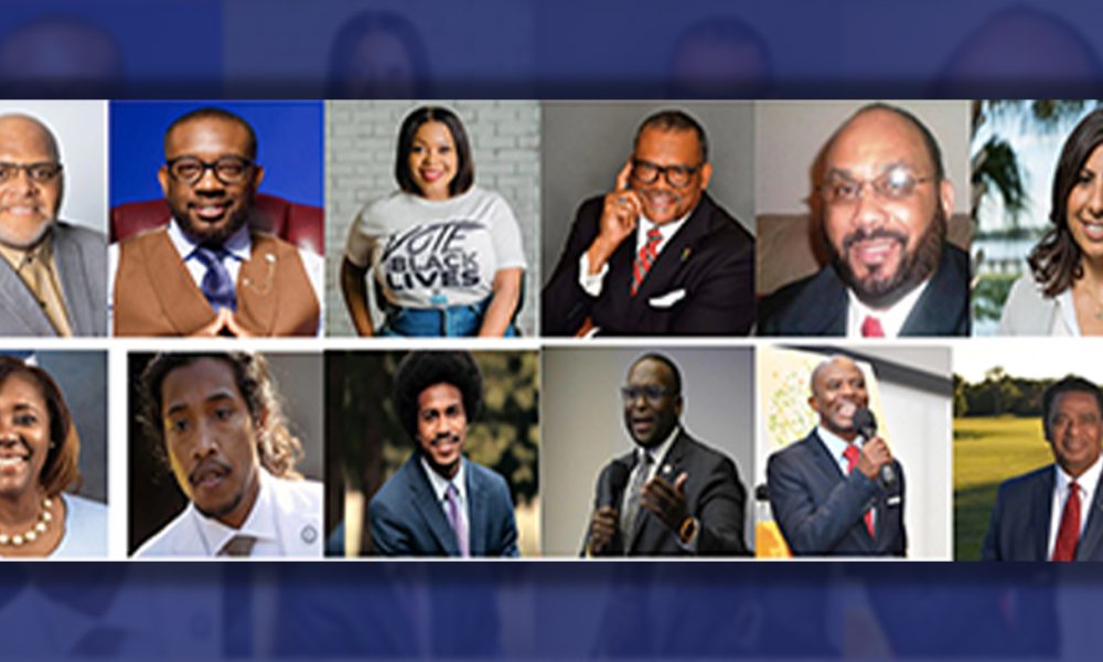 Bishop Stockton, Bishop Williams, Burney-Clark, Bobby R. Henry, Sr., Watson, Eskamani, Williams, Jones, Pearson, Shervin Jones, Joseph and Campbell.