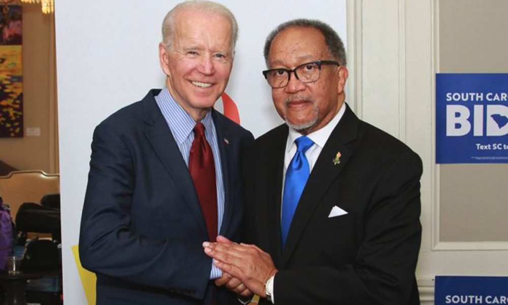 Joe Biden and Dr. Benjamin F. Chavis, Jr.