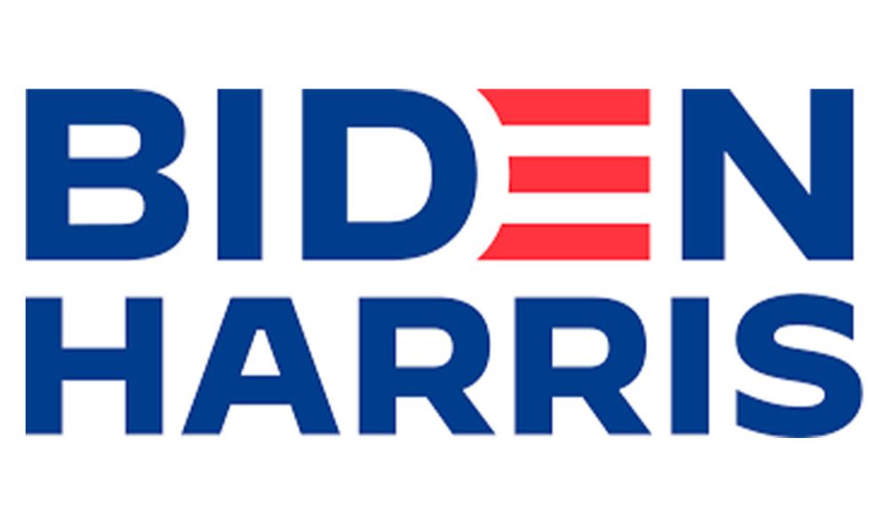 Biden Harris campaign logo.