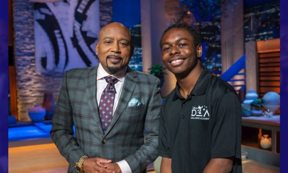 Shark Daymond and Te’Lario Watkins II Disney Dreamers Academy