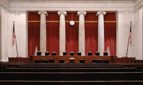 The courtroom of the Supreme Court of the United States. Photo: supremecourt.gov