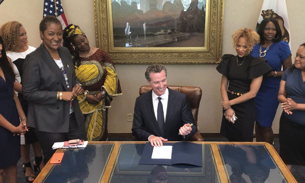 San Jose, CA - Aug 16, 2024: Governor Gavin Newsom signing 10 new bills, groundbreaking legislation aimed at combating retail crime in California. (Shutterstock)