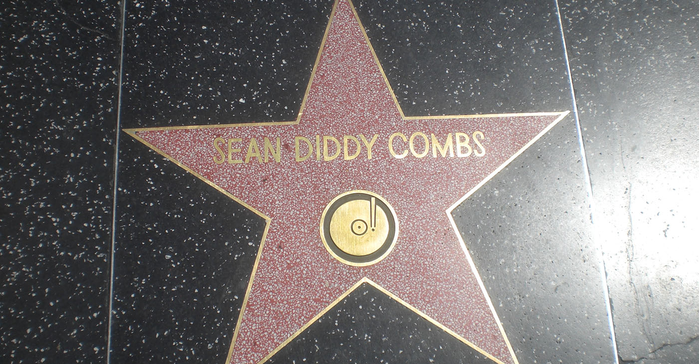 Sean "Diddy" Combs' star on the Hollywood Walk of Fame. Photo: Sean Diddy Combs.