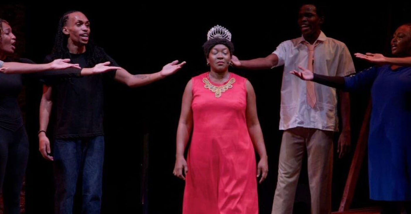 Attendees at the Central Bank Auditorium were captivated by The Queen of the Road: The Calypso Rose Musical, which presented another instance of national theater rooted in the Carnival spirit. Photo courtesy New York Carib News.