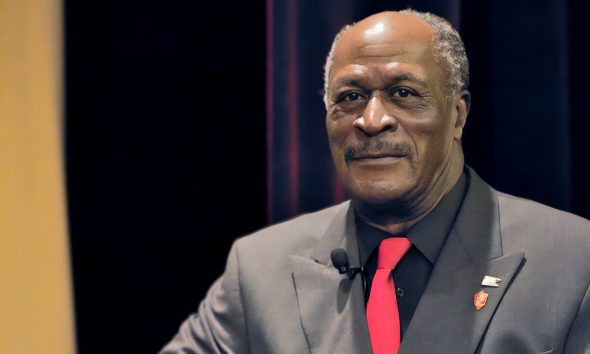 March 10, 2011 - Actor/Producer John Amos in a publicity photo for, “Their Voices, Their Stories: African American Veterans Who Served on Iwo Jima.” (Catherine Farmer, National Archives)