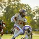 Lashon Young, a freshman defensive back, leads Division II with seven interceptions. (Ta'Ron Williams, Miles College)